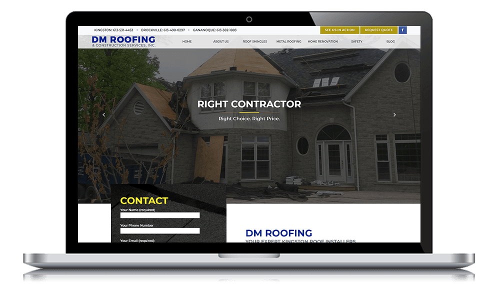Featured Client DM Roofing