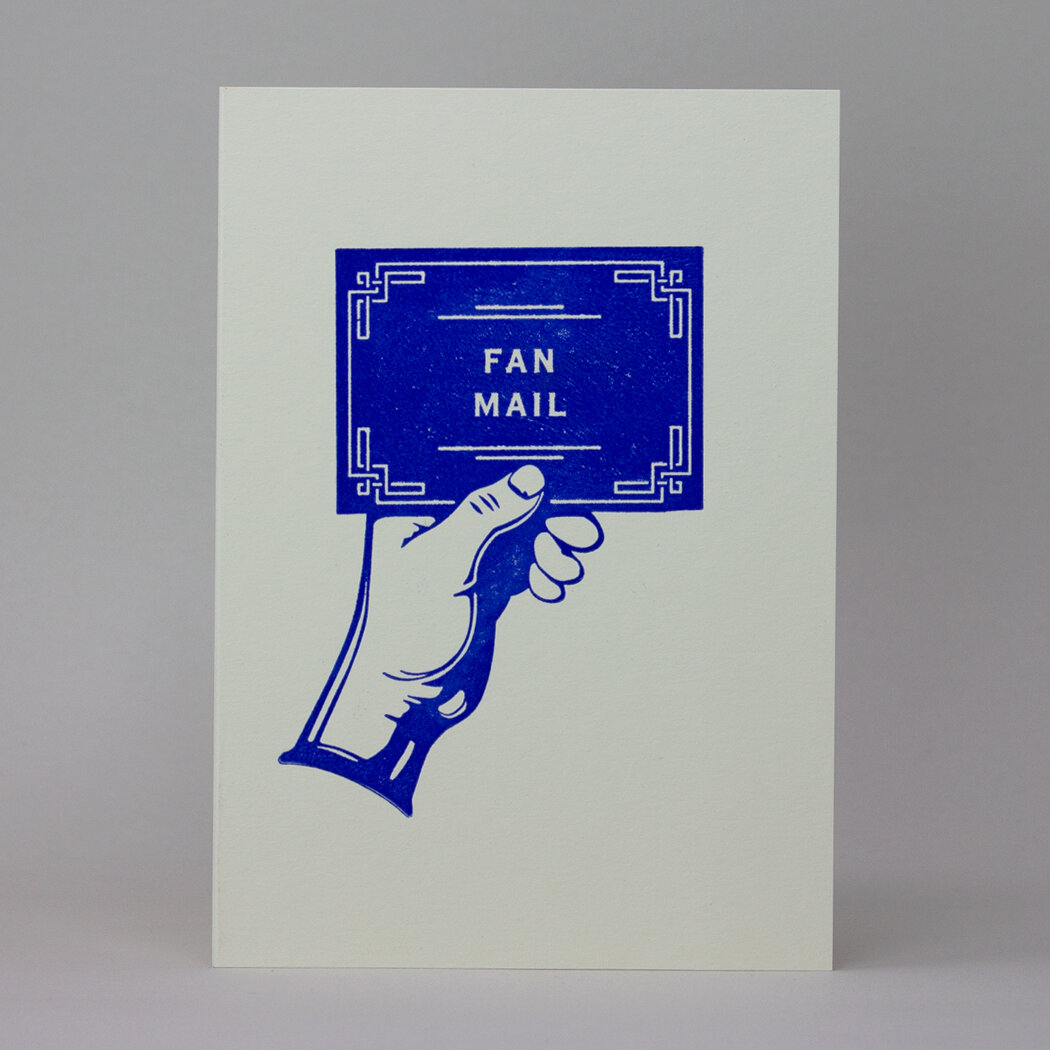 Fan Mail card Ditchling Museum of Art + Craft