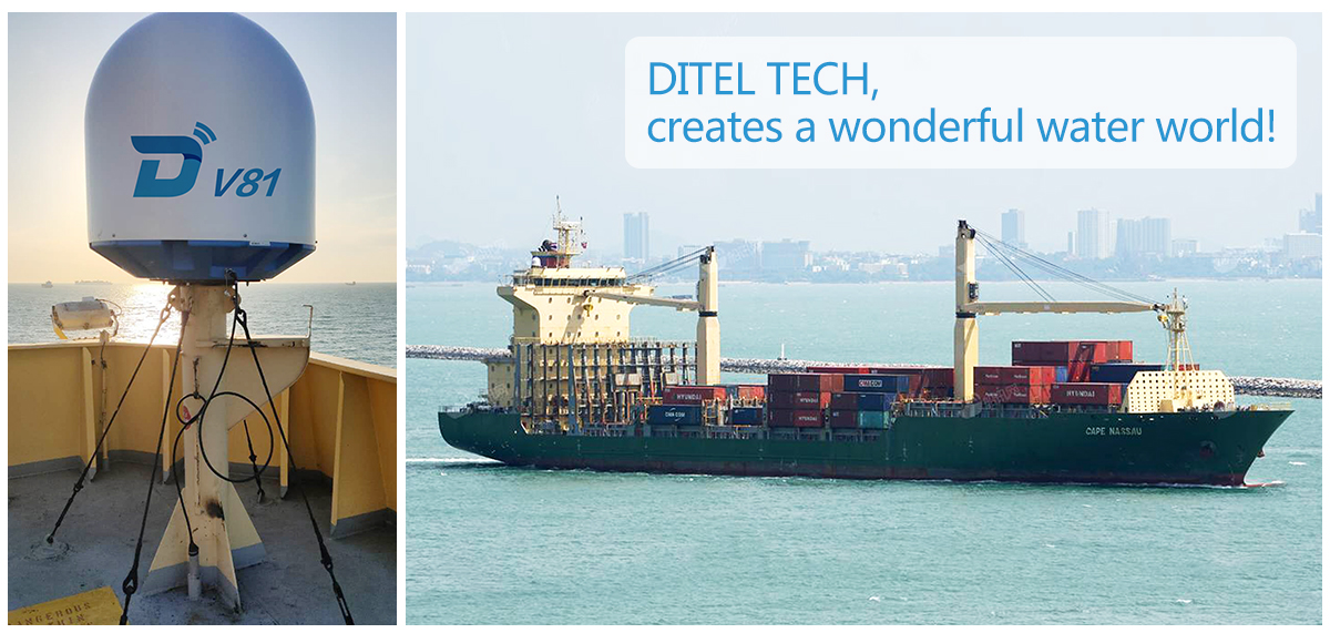 Marine Satellite Antenna Maritime VSAT Satellite TV for Boat form