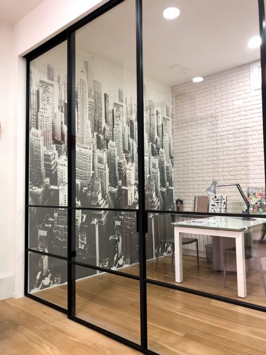 Pareti vetrate stile industrial