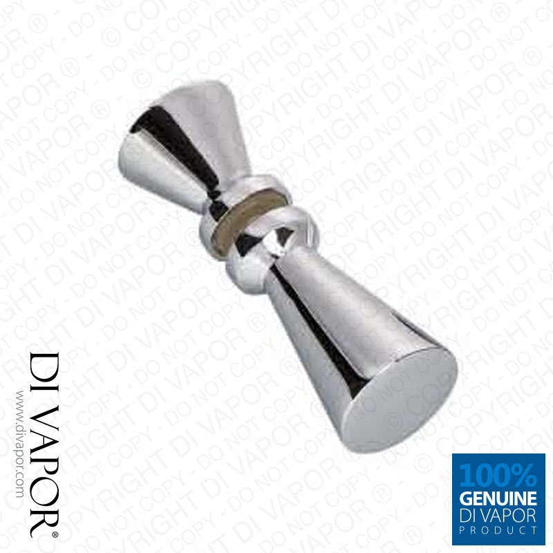 Shower Door Knob Replacement for Glass Door Solid Stainless Steel