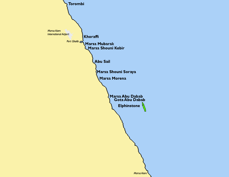 Divetop Dviing Sites Marsa Alam Diving Marsa Alam