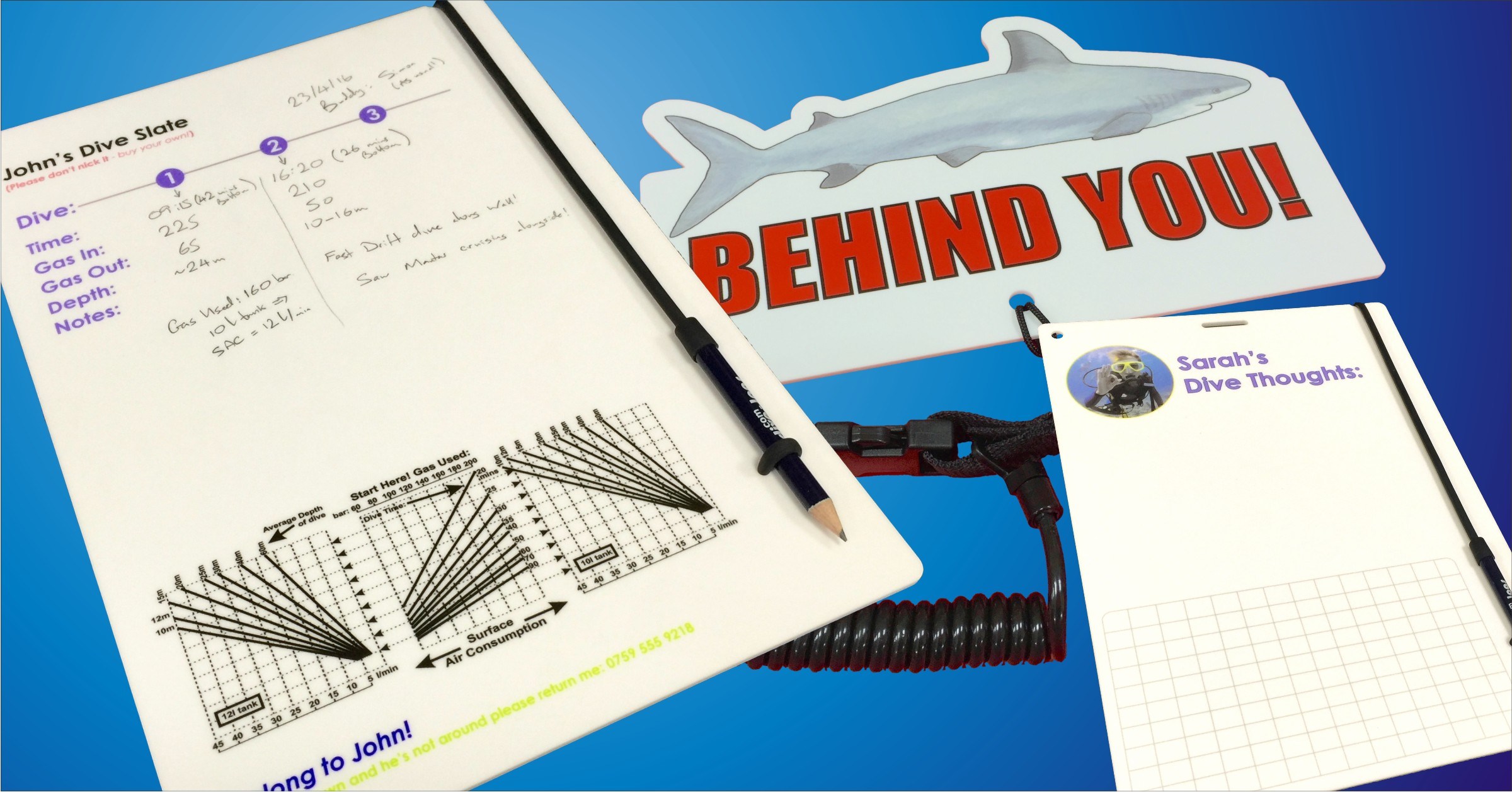 DiveLogs Dive Slates