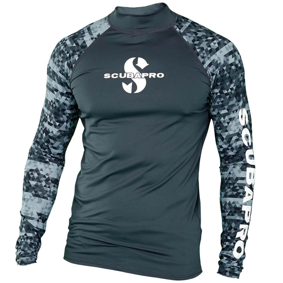 Scubapro Graphite Rash Guard UPF 50 Men Dive Supply