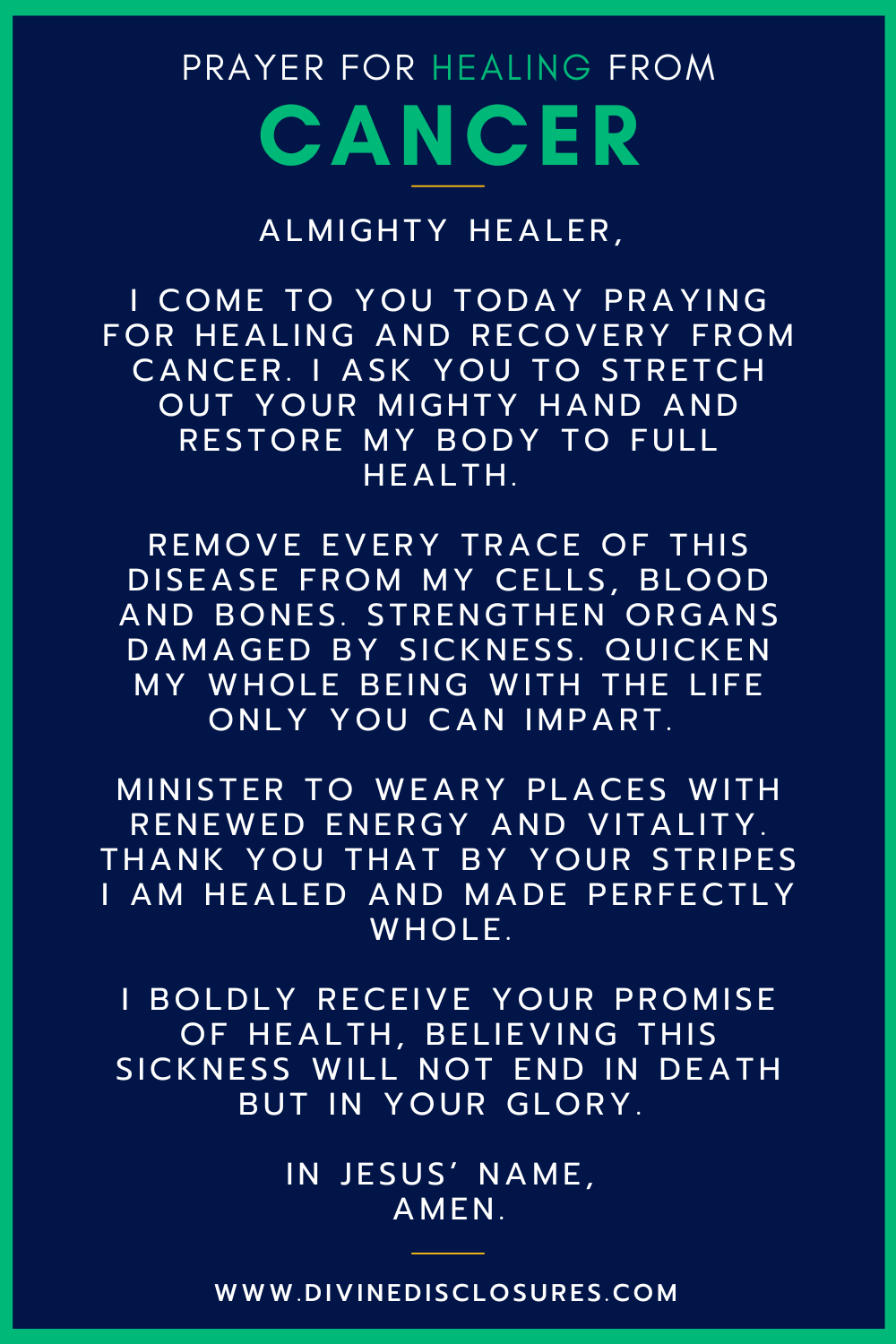 32 Powerful Prayers For Cancer Ask God To Intervene In 2024