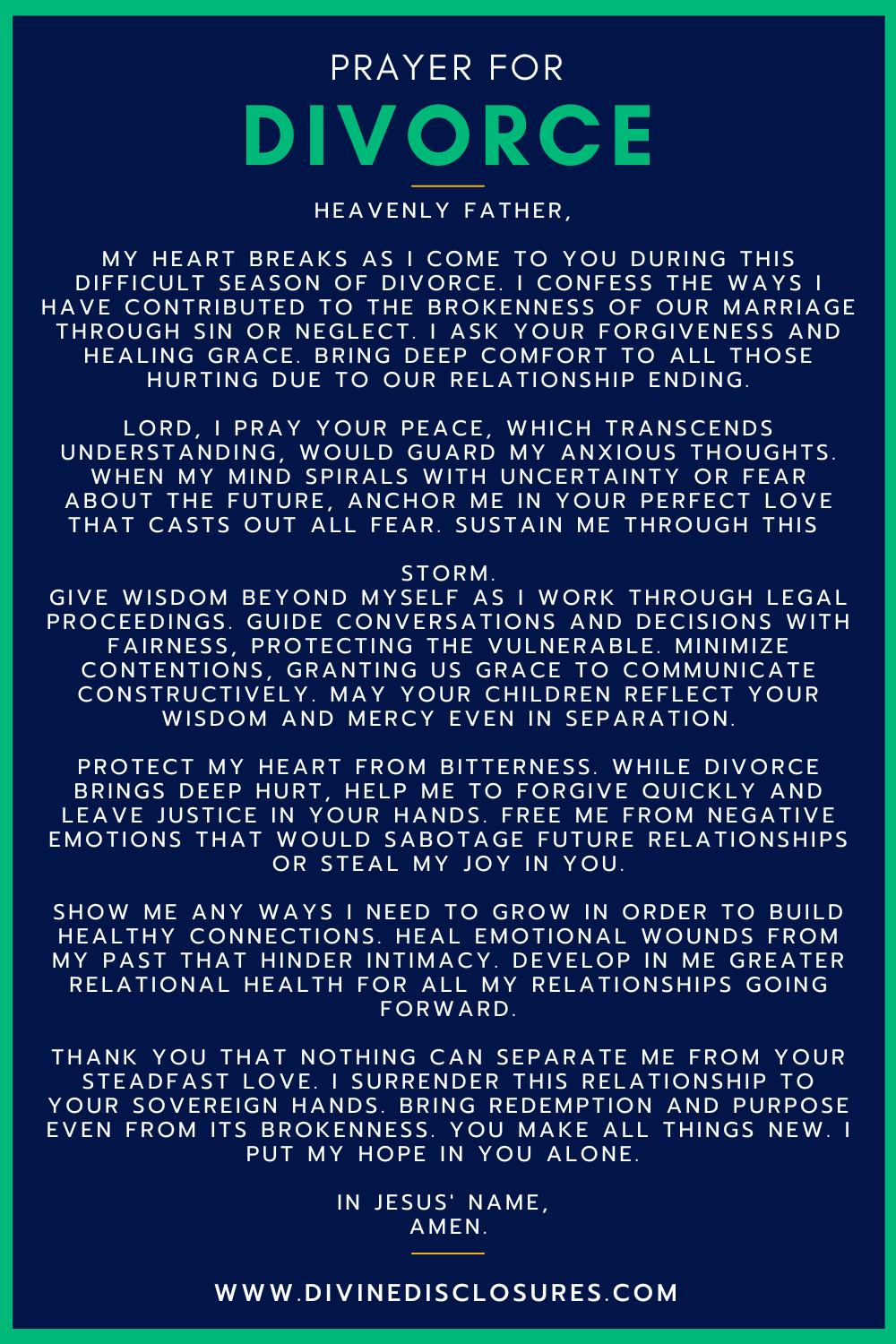 64 Powerful Prayers For Divorce Heal Your Pain Today