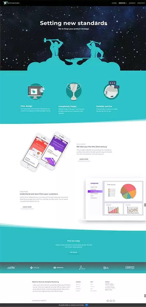 Setting new standards Divi Theme Examples(03)