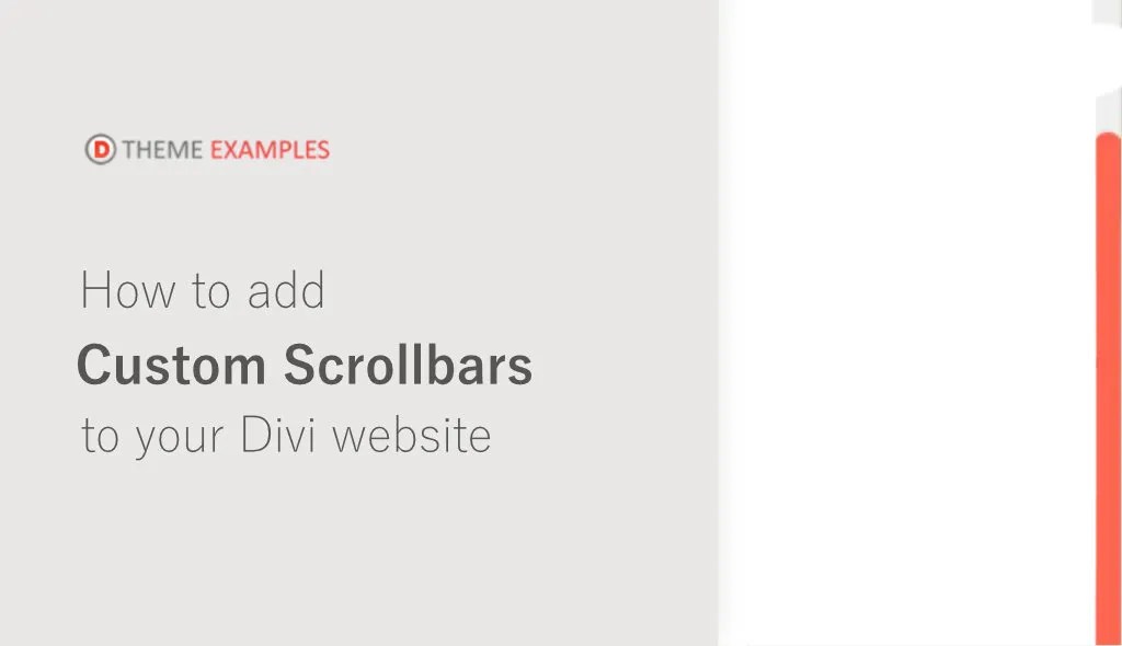 How to Add a Custom Scrollbar in Divi (2024 guide)