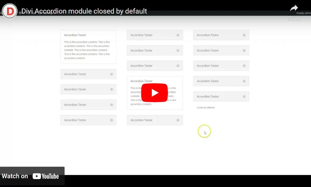 How to make Divi accordion all closed (2024 guide)