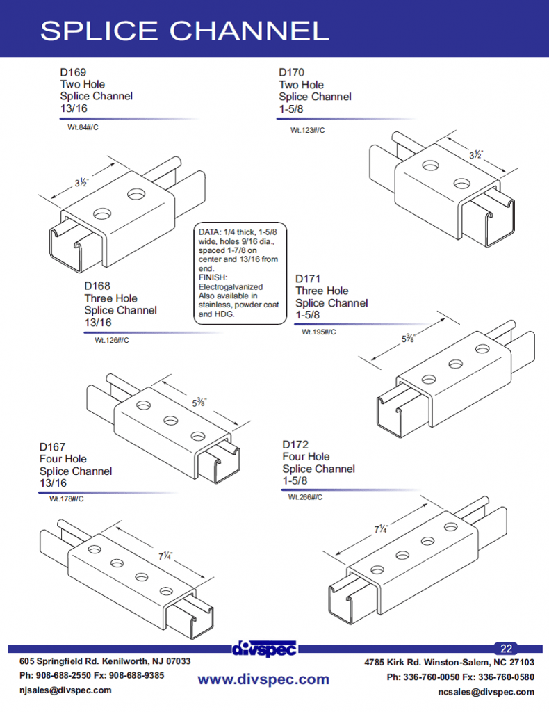 Splice Channel Divspec