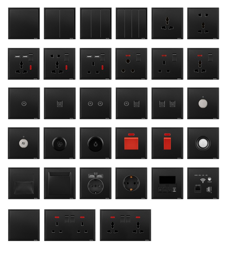 4 gang 1 way switch ready goods,Wall switch manufacturers, switch