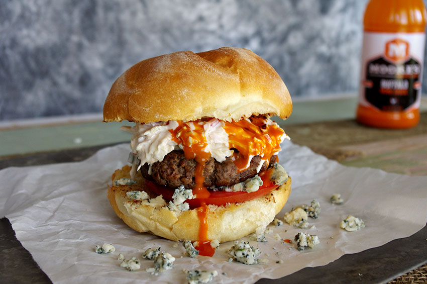 Buffalo Blue Burger Dixie Chik Cooks