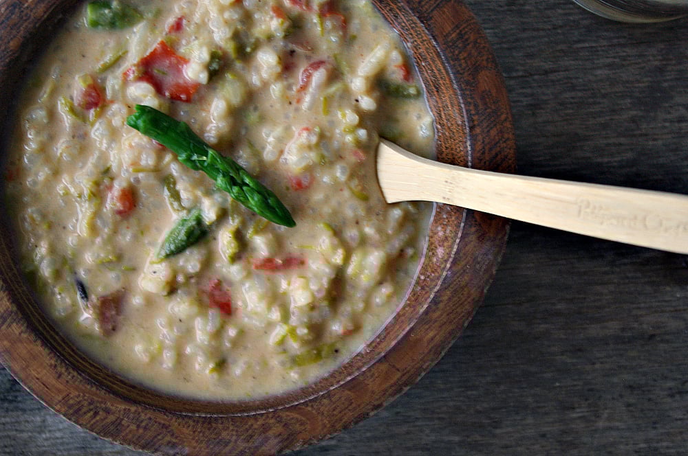 Asparagus Tomato Parmesan Soup Dixie Chik Cooks