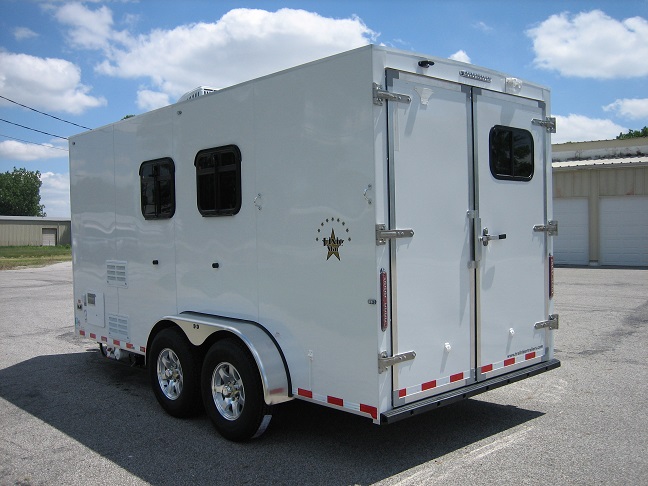 Dixie Star 6' Bumper Pull Living Quarters Horse Trailers