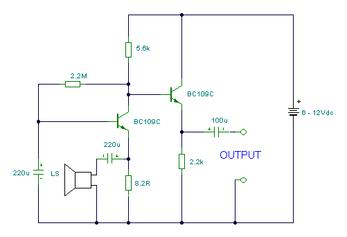 Speaker Microphone Circuit ~ Electronics Circuits For You