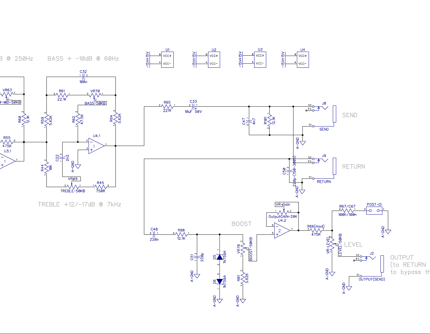 Opamp preamp with transistor input stage noise diyAudio