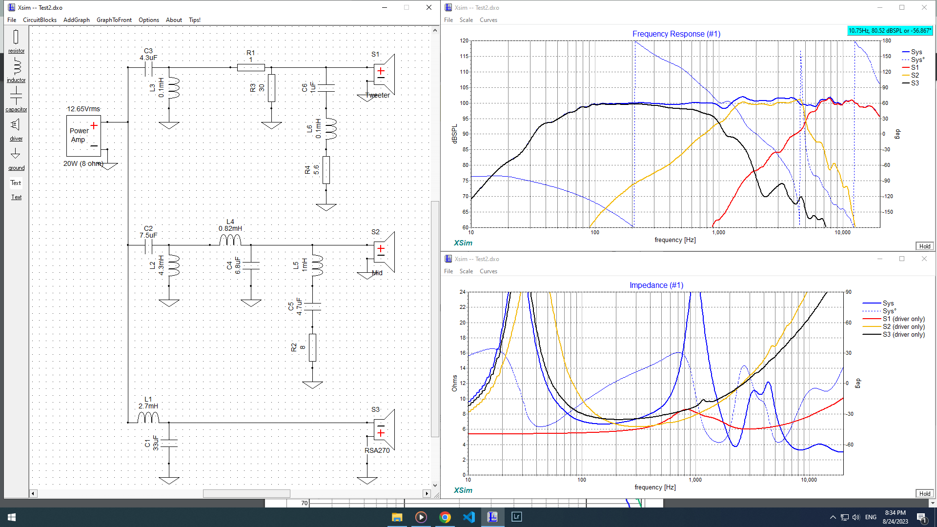 3 way crossover design diyAudio