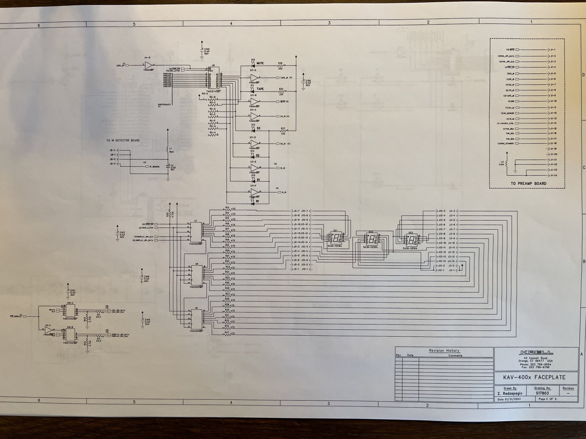 Looking for Krell KAV-400Xi schematic / service manual | Page 2 | diyAudio
