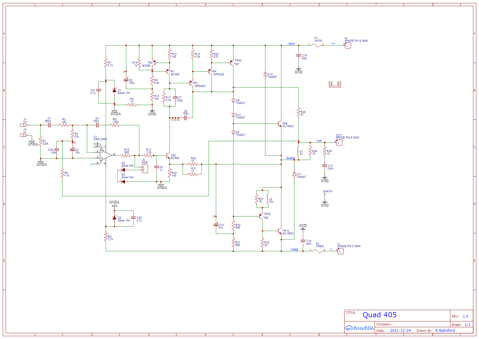 Enjoyed my clone Quad 405 so much I want to build another | Page 2