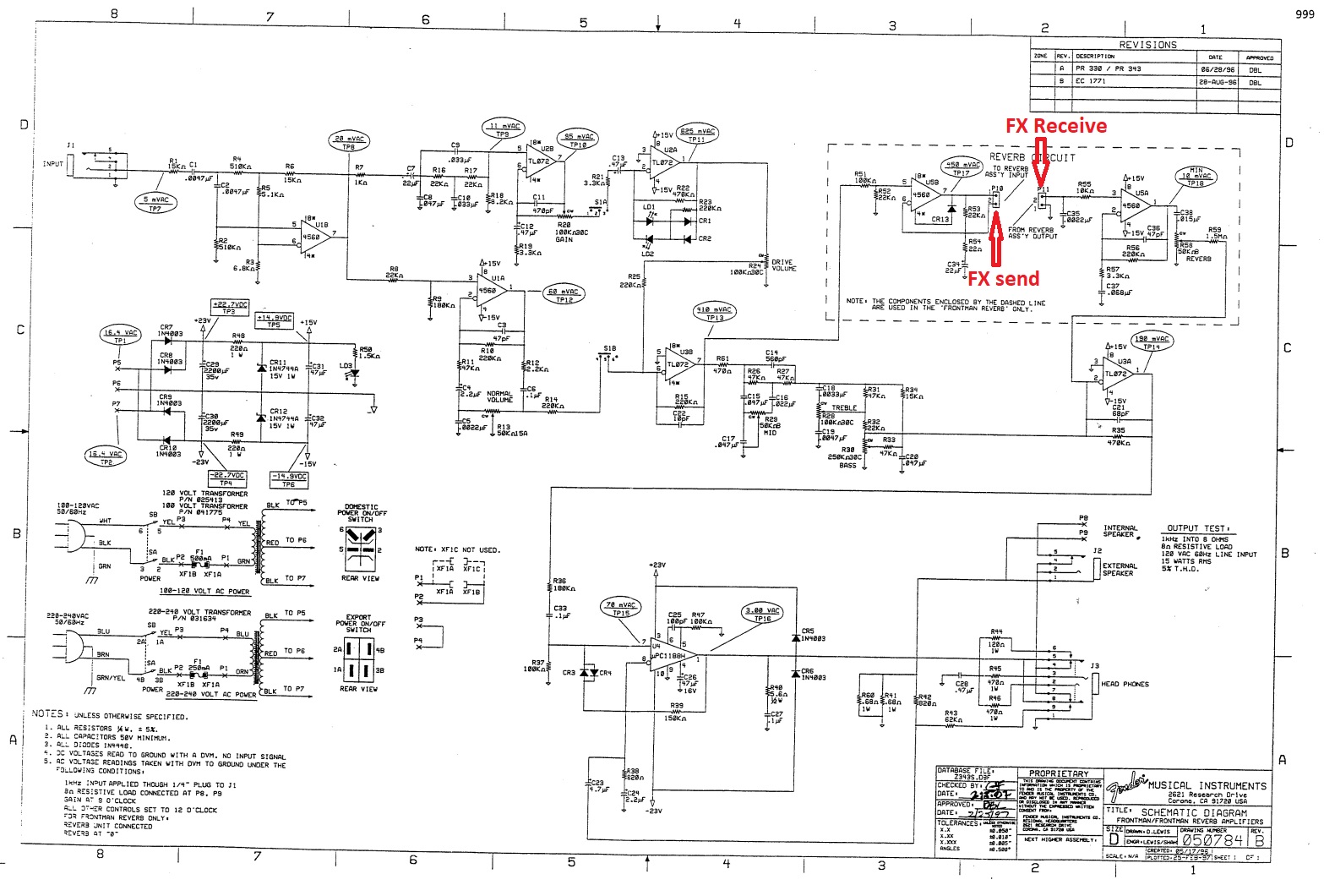 Reverb Pedal Circuit Diagram - Circuit Diagram