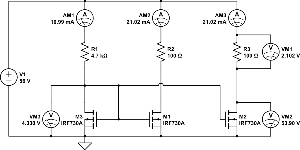 MOSFET Constant Current Source Question diyAudio