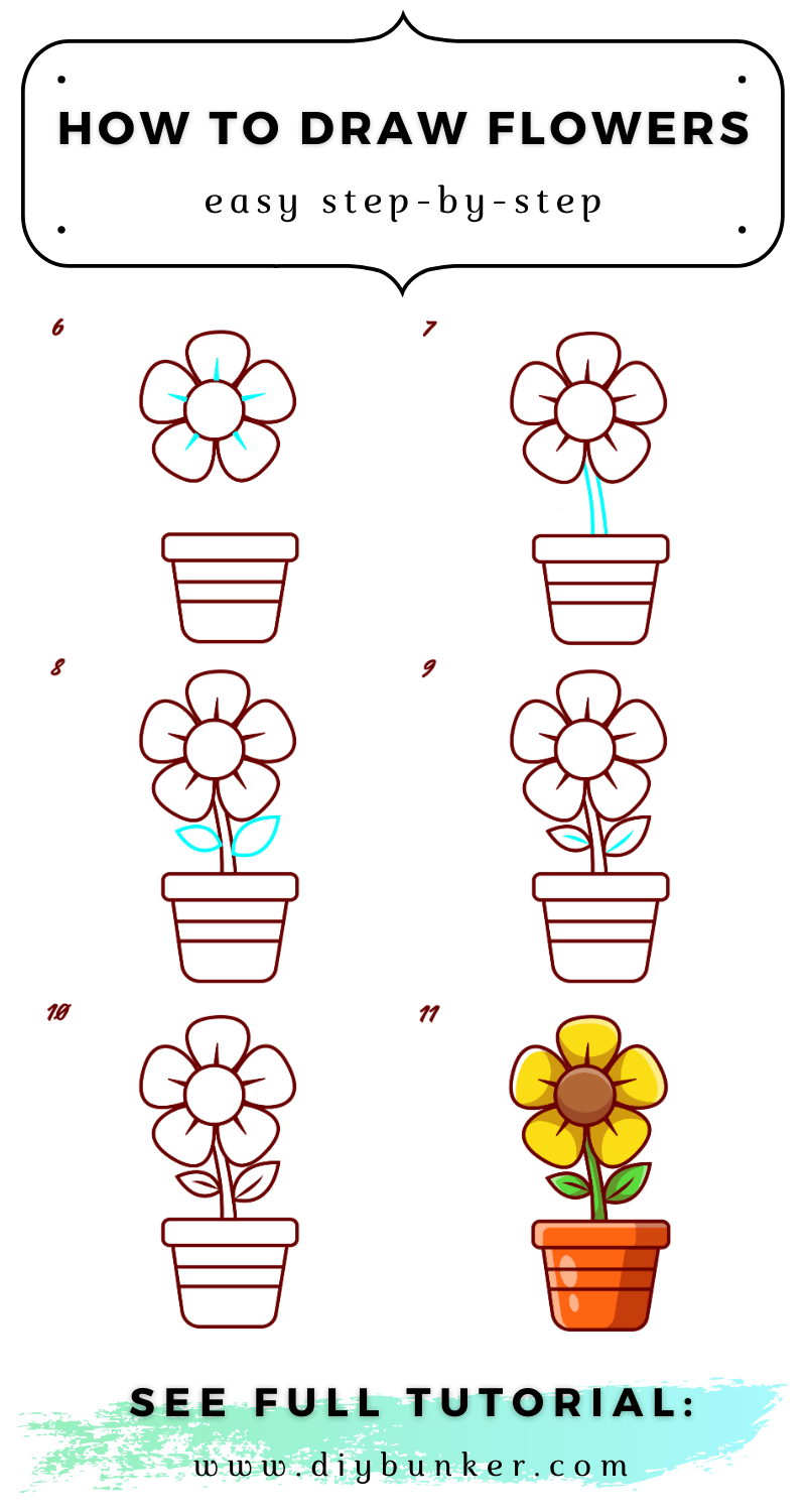 Learn To Draw Flowers Easy Drawing Roses Learn How To Draw Flowers