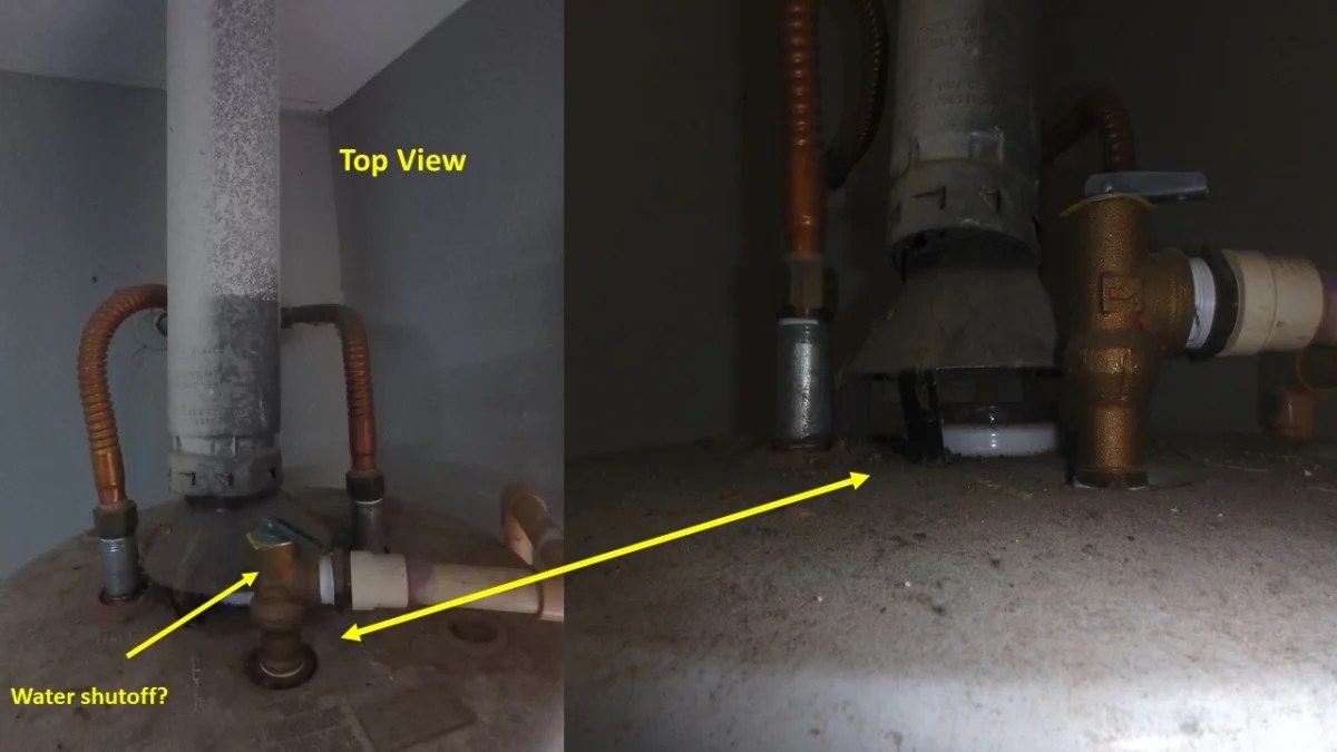 Leaking Water Heater, Can't Find Water Shut Off, other questions DIY
