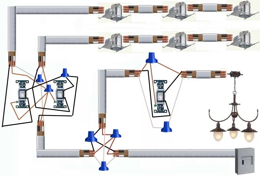 wiring diagram recessed lights Wiring Diagram
