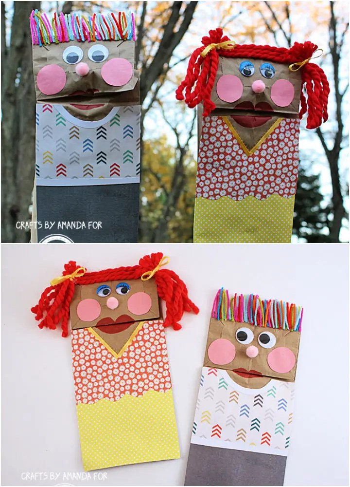 20 Awesome Paper Bag Puppets DIYCraftsGuru