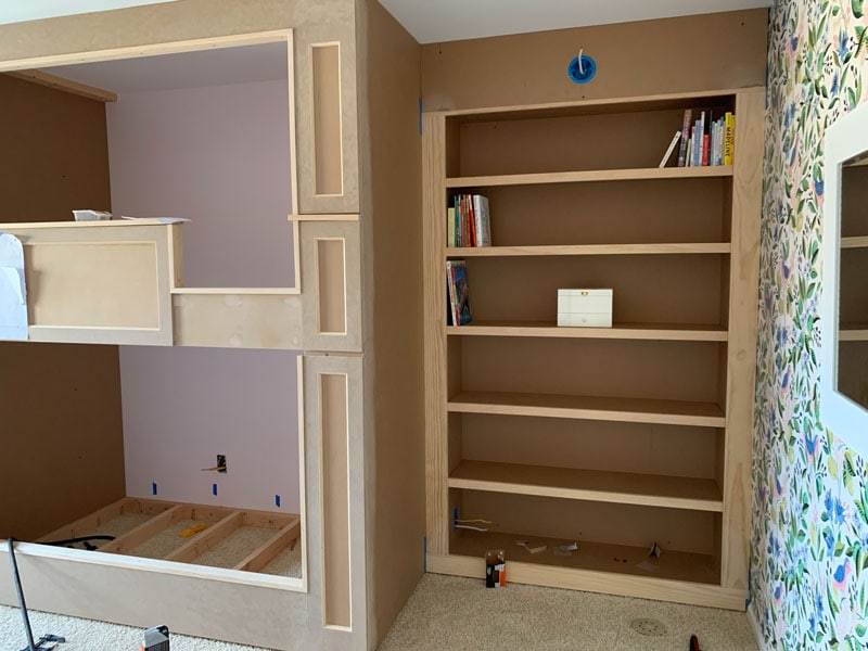 DIY Builtin Bookshelves How to Build a Bookcase DIY Decor Mom