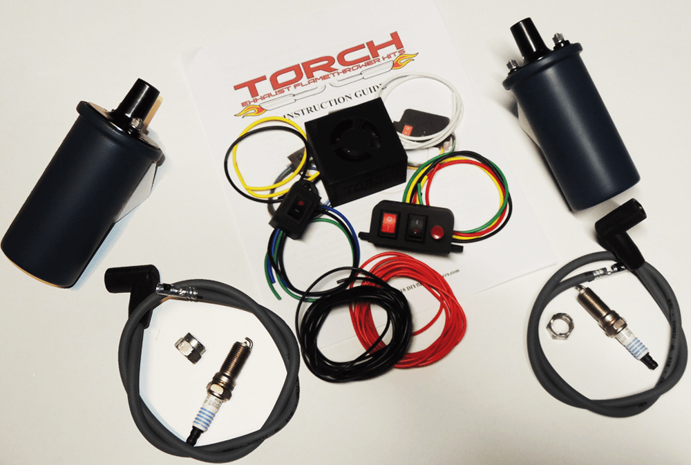Torch Dual Exhaust Complete Kit DIY Flamethrowers