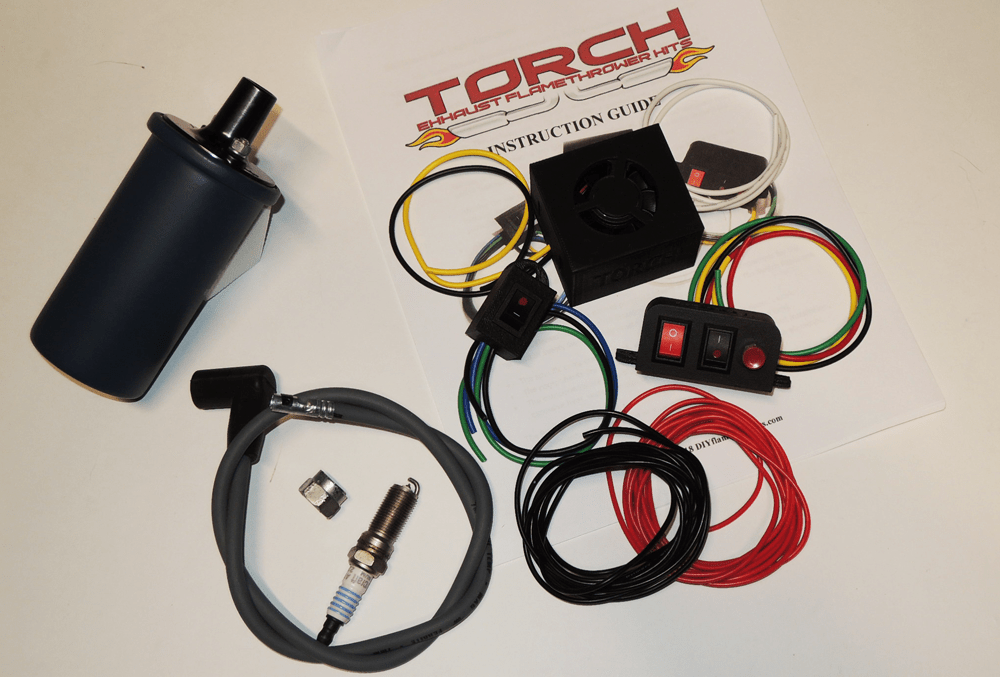 Torch Single Exhaust Complete Kit DIY Flamethrowers
