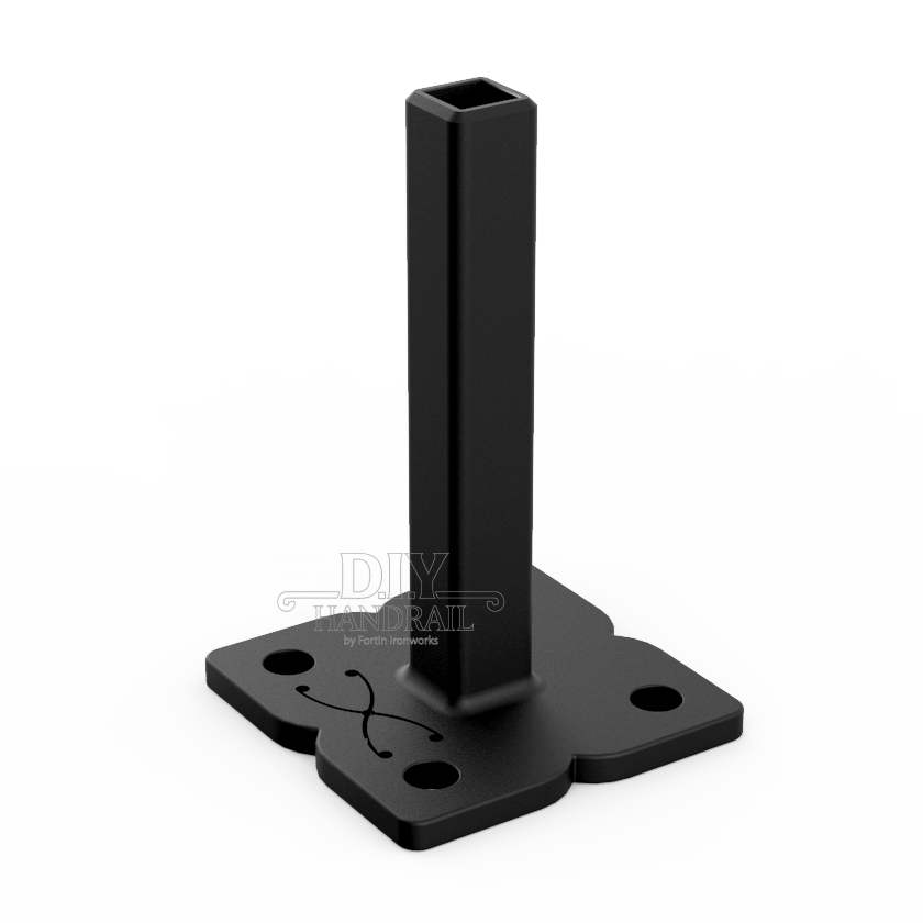 Post mount bracket for DIY Handrail installation DIY Handrails