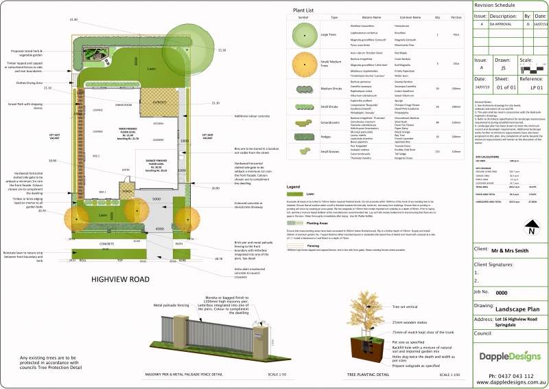 How To Design A Garden Plan For Development Application In