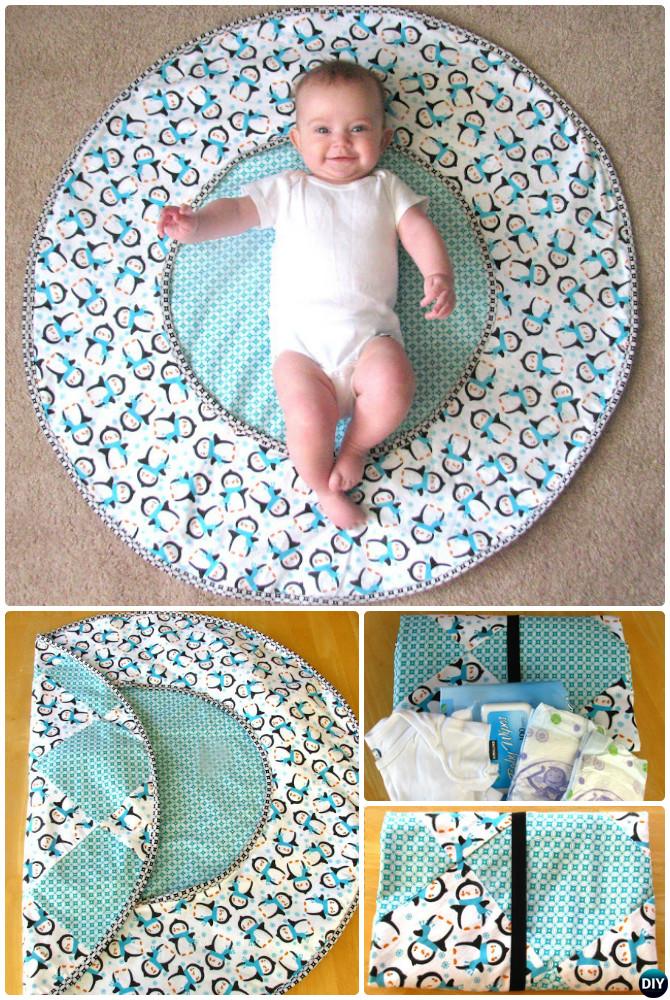 Baby Changing Pad Travel Diaper Clutch Bag Sew Pattern
