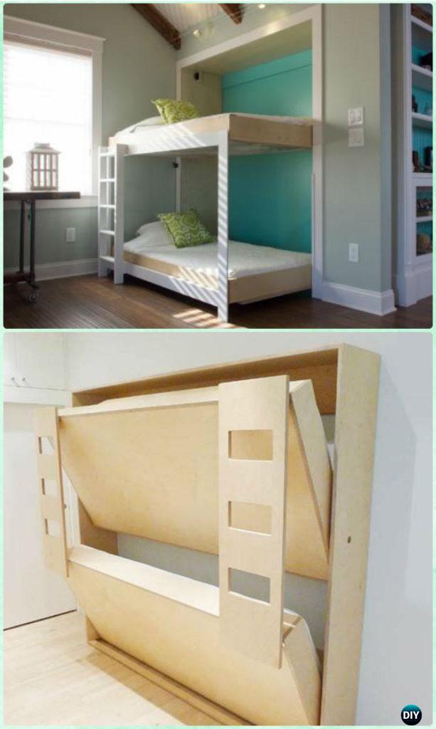 DIY Space Saving Bed Frame Design Free Plans Instructions