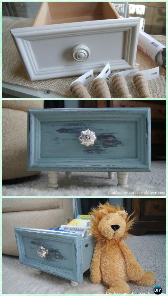 Recycle Old Drawer Furniture Ideas Projects with Instructions