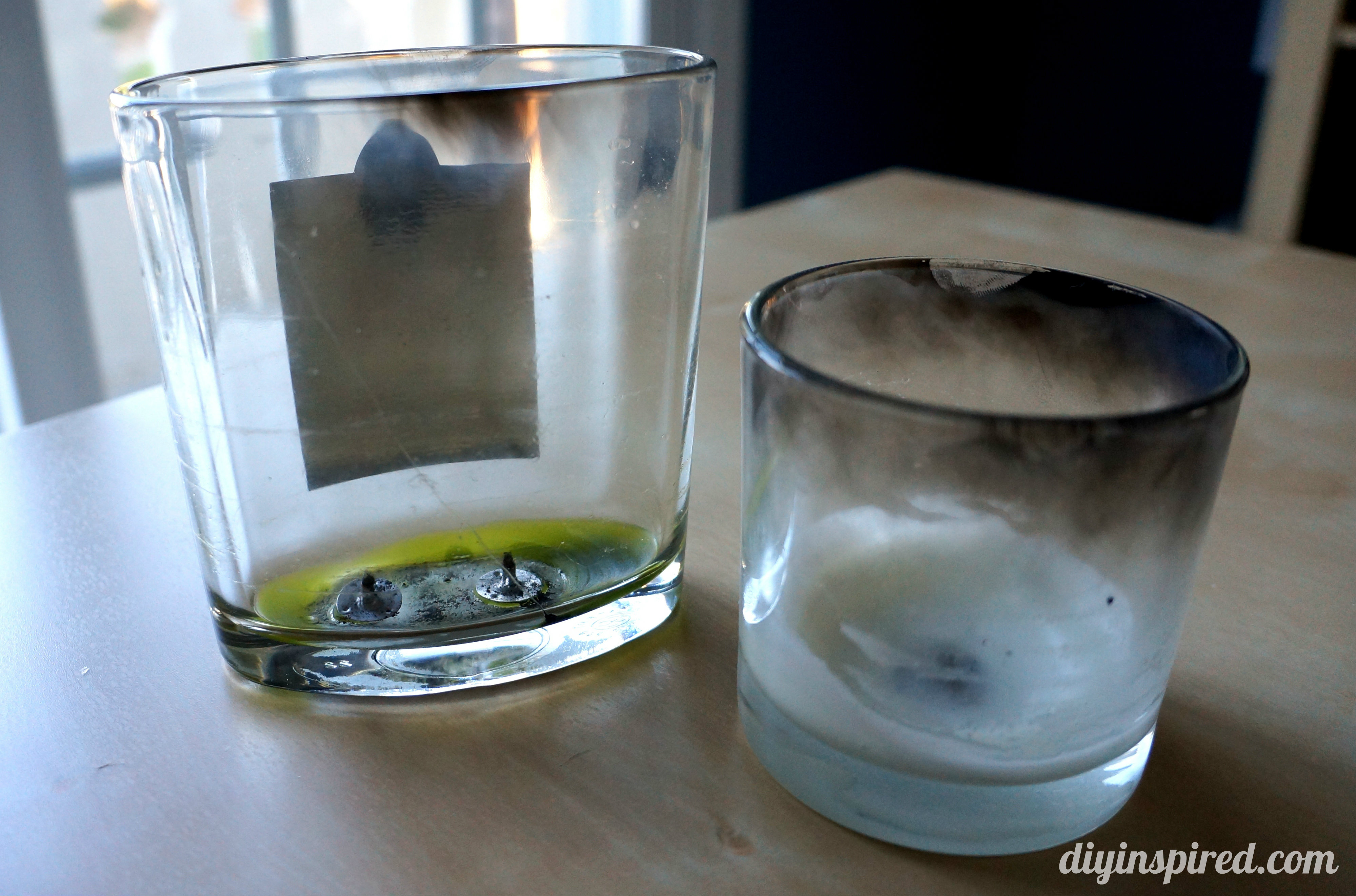 How to Remove Wax from Glass DIY Inspired