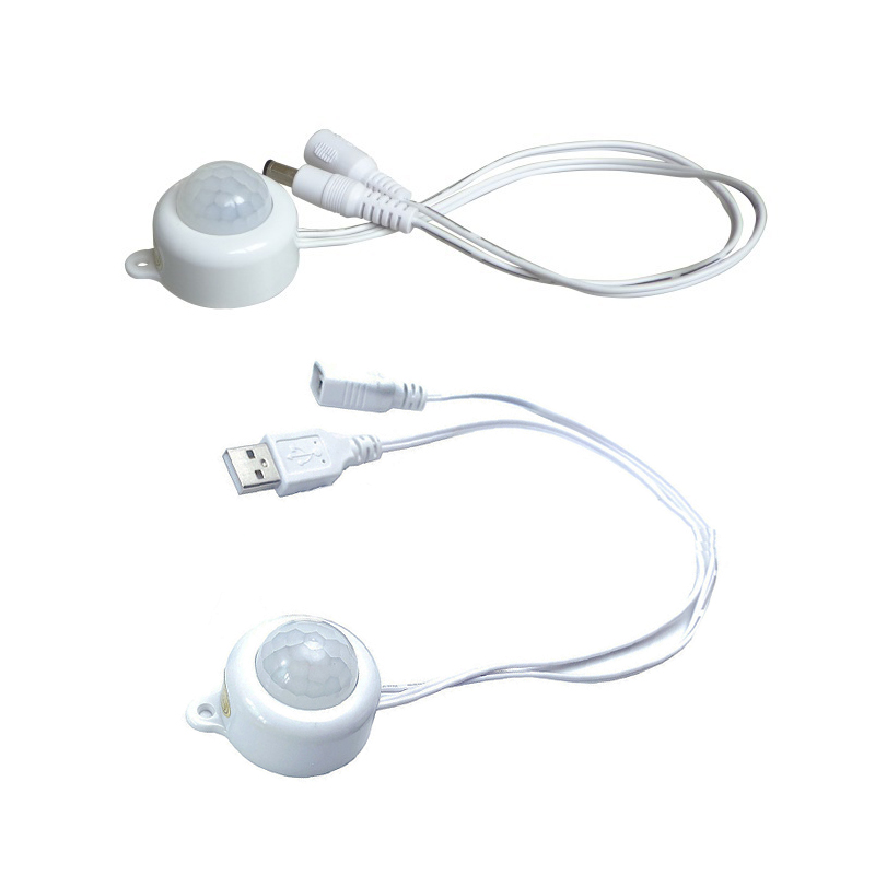 Human Sensor Switch Cable Infrared Motion Sensor 5V 12V