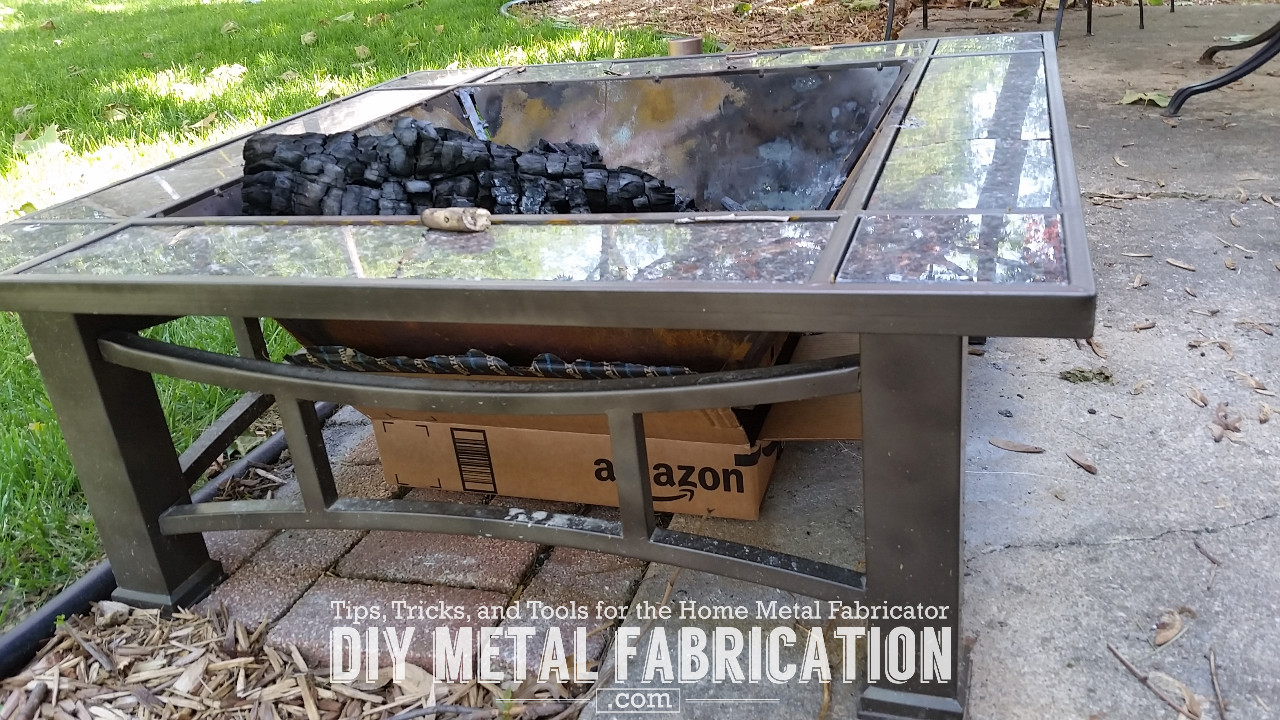 Rusty Fire Pit Rebuild Part 2 First Fire DIY METAL FABRICATION