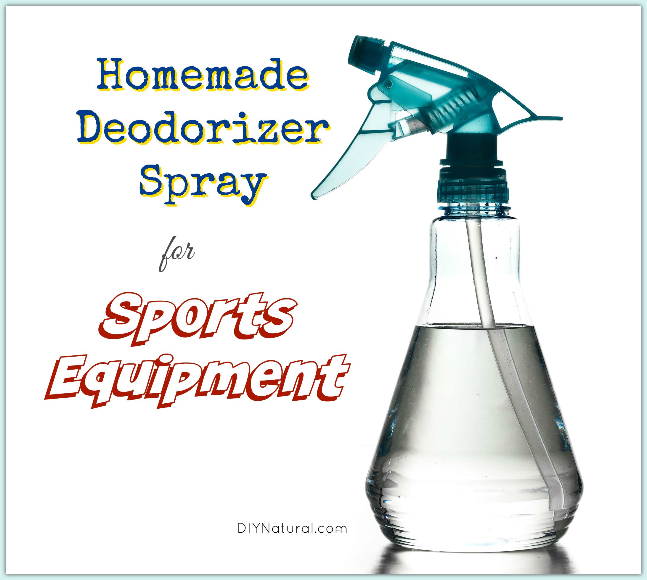 Deodorizer Spray for Sport Equipment Natural & Homemade