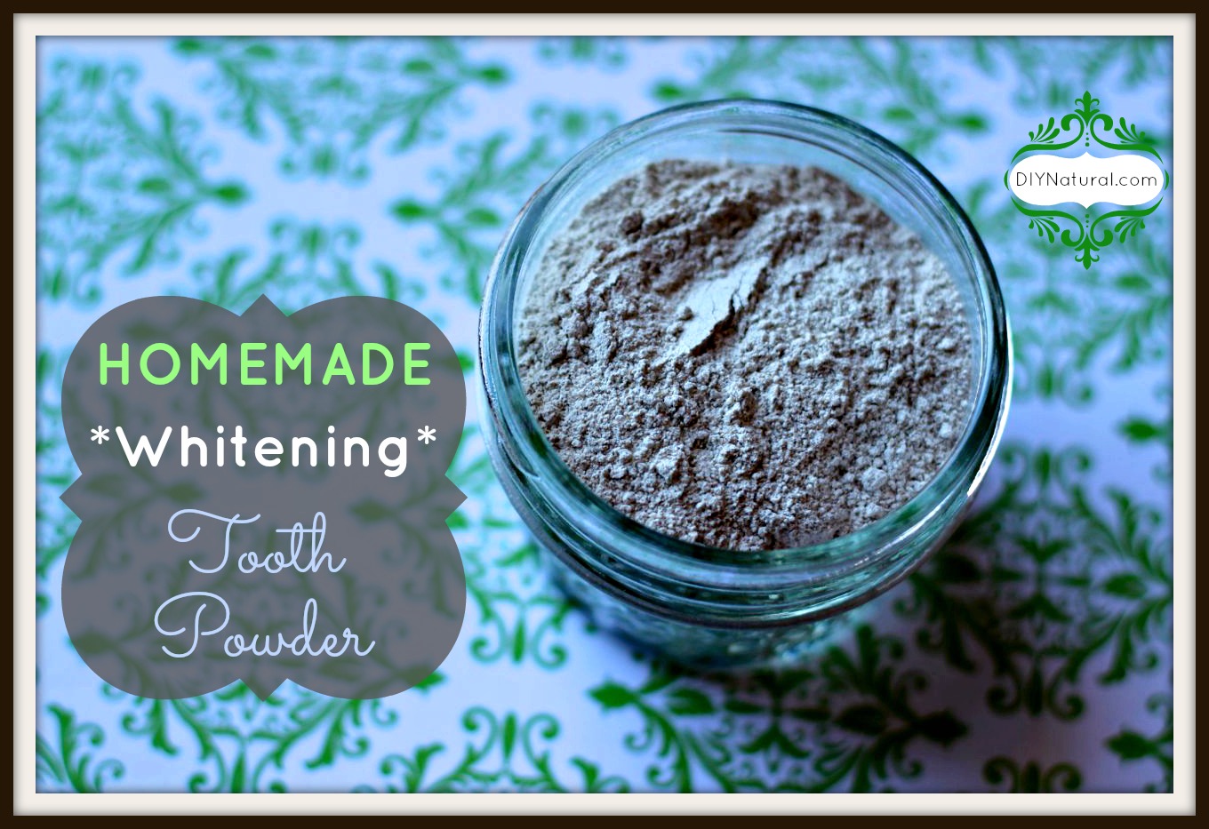 Whitening Tooth Powder A Homemade and Natural Brushing Option