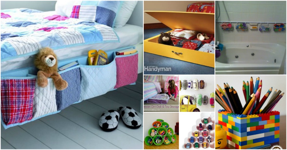 50 Clever DIY Storage Ideas to Organize Kids' Rooms DIY & Crafts