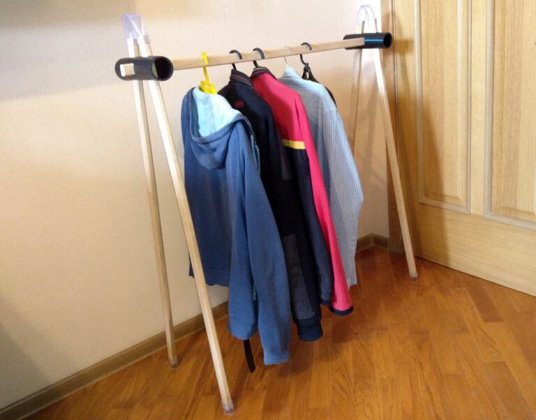 11 DIY Clothing Rack Ideas And Tutorial DIYnCrafty