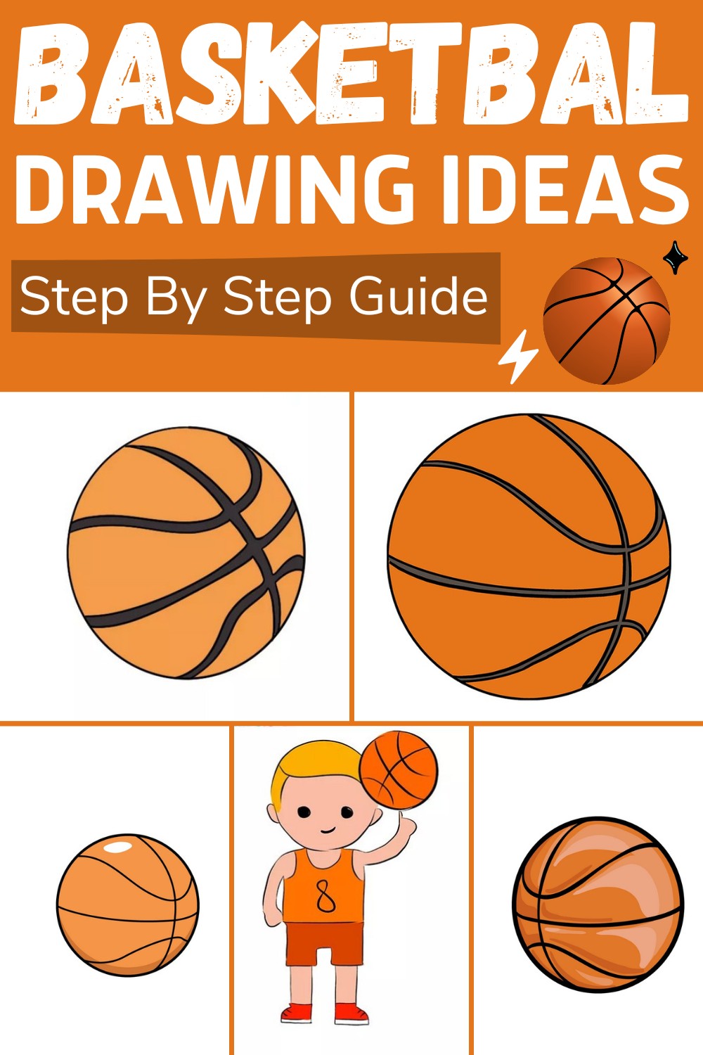 22 Basketball Drawing Ideas Step By Step Guide DIYnCrafty