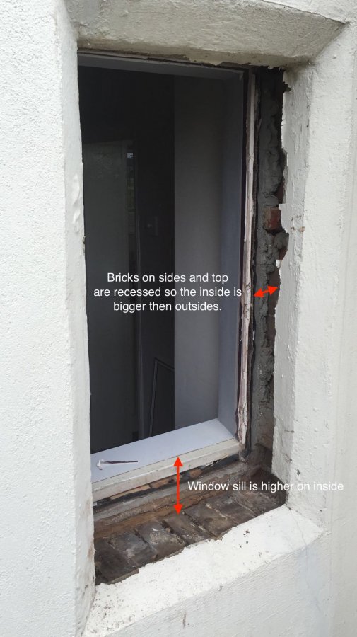 Difficulty Measuring for uPVC Window (Photos) DIYnot Forums