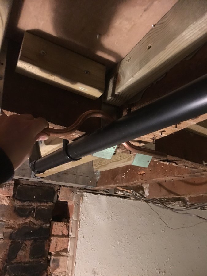 How close can i run radiator pipes to a plastic waste pipe DIYnot Forums