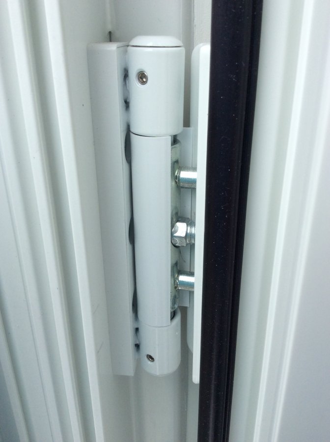 Pvc door hinges will this one adjust left and right? DIYnot Forums
