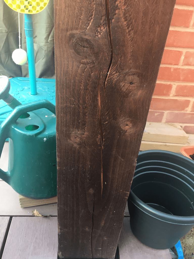 6x6 pergola posts cracking DIYnot Forums