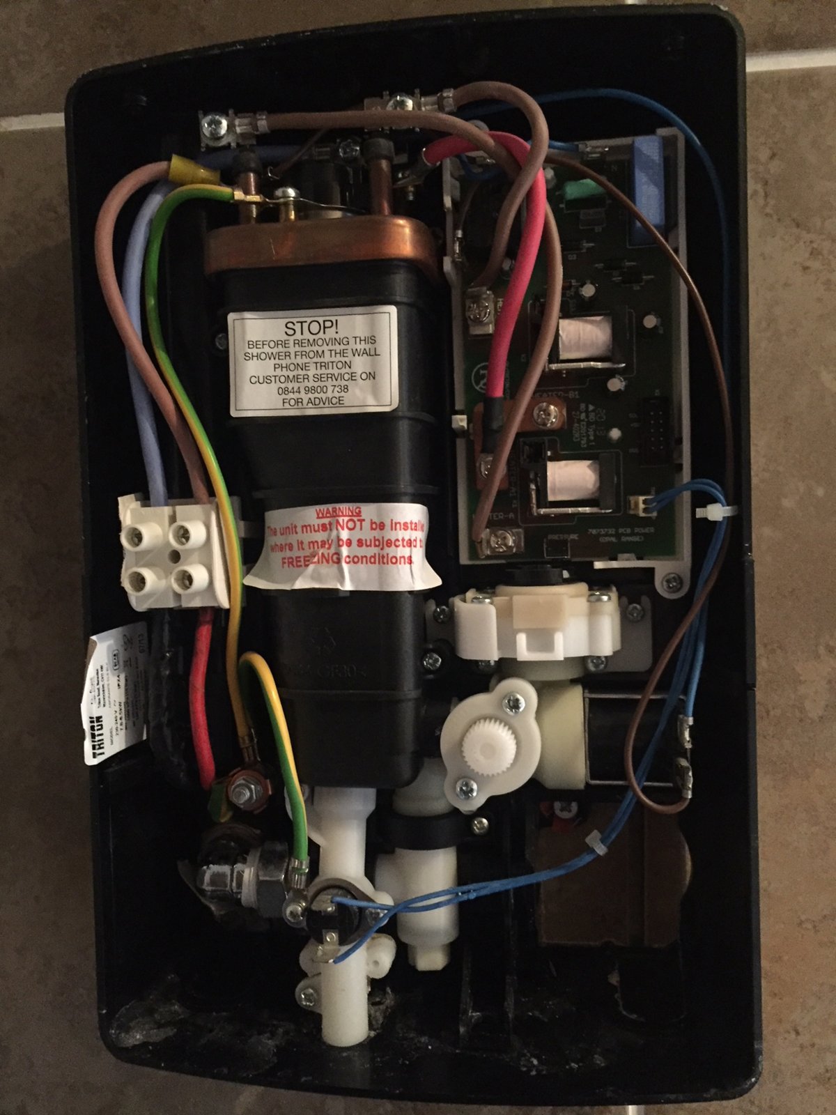 Cold water drip from Electric Shower DIYnot Forums